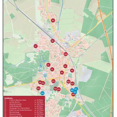 Bild vergr&ouml;&szlig;ern: Parkplatzplan Kleines Fest im Gro&szlig;en Park